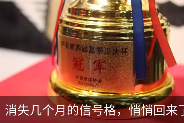 消失几个月的信号格，悄悄回来了